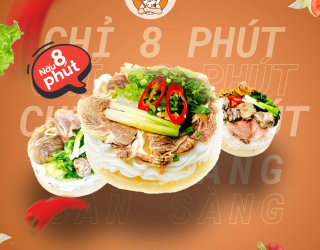 Cấp đông bún tôm, phở bò, xôi gà, bún cá... và ý tưởng giữ vẹn tô nóng cá tươi