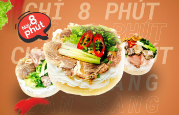 Cấp đông bún tôm, phở bò, xôi gà, bún cá... và ý tưởng giữ vẹn tô nóng cá tươi