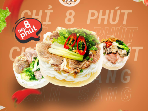 Cấp đông bún tôm, phở bò, xôi gà, bún cá... và ý tưởng giữ vẹn tô nóng cá tươi